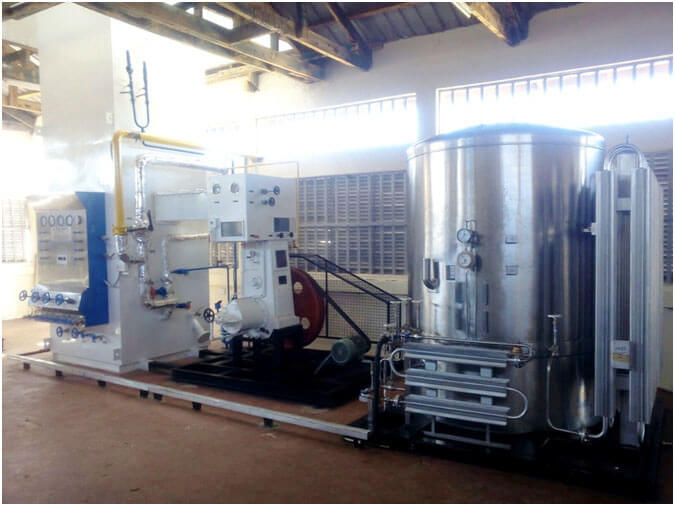 Liquid Nitrogen Plant Production System